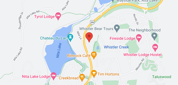 map of 212 2111 WHISTLER ROAD